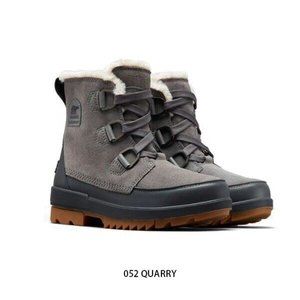 Sorel Women's Tivoli IV WP Gray Winter Ankle Boot Bootie Quarry US Size 5 Snow